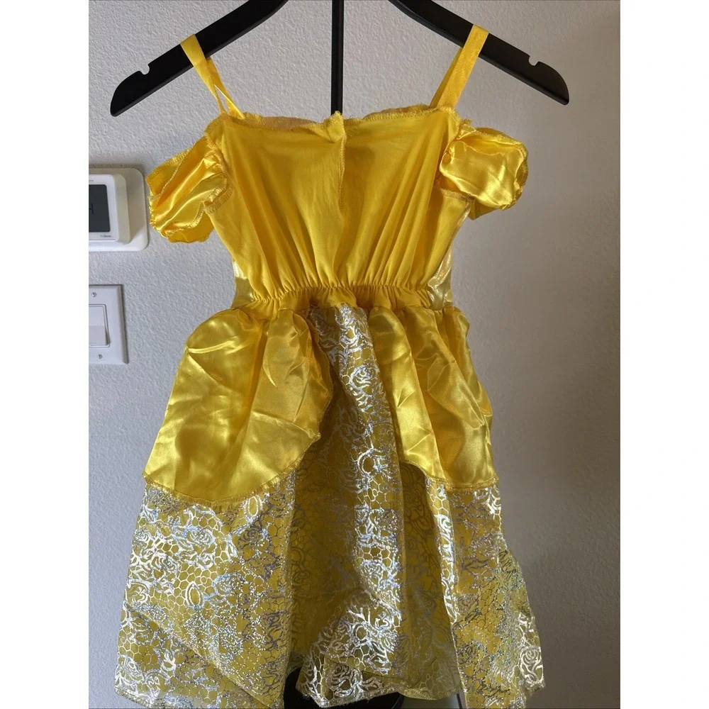 Disney Belle Girls Costume Dress Beauty The Beast Child Size 4-6‎
